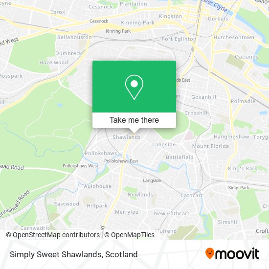 Simply Sweet Shawlands map