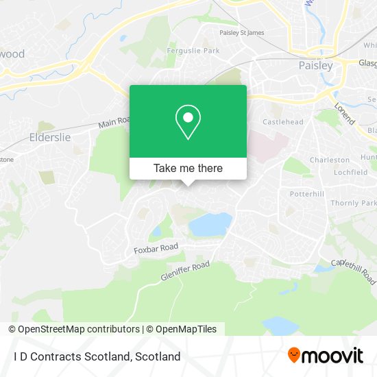 I D Contracts Scotland map