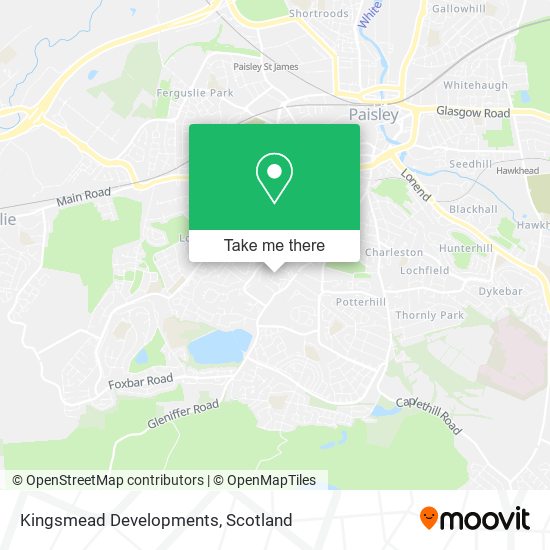 Kingsmead Developments map