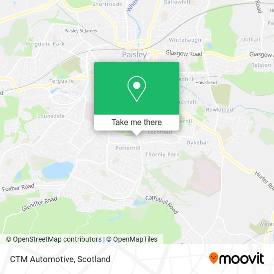 CTM Automotive map