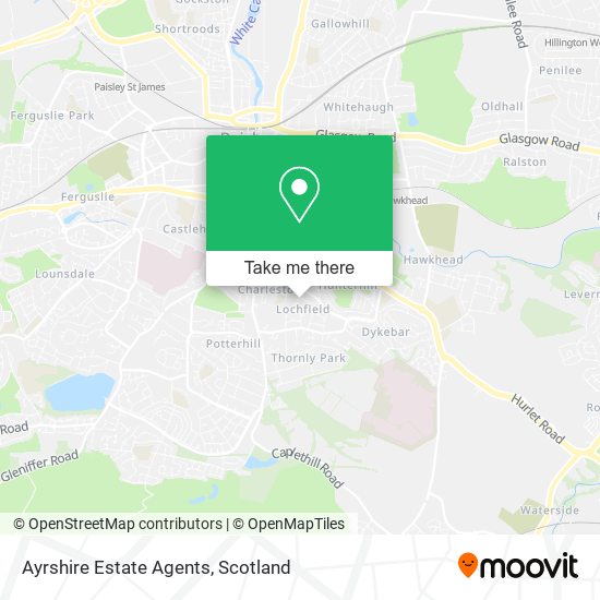 Ayrshire Estate Agents map