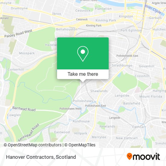 Hanover Contractors map