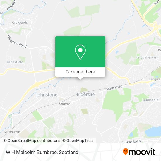 W H Malcolm Burnbrae map