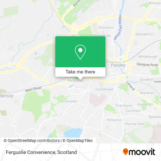 Ferguslie Convenience map