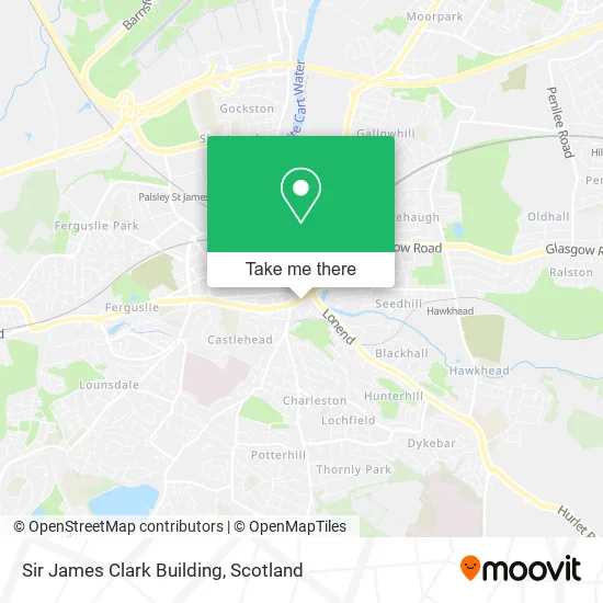 Sir James Clark Building map