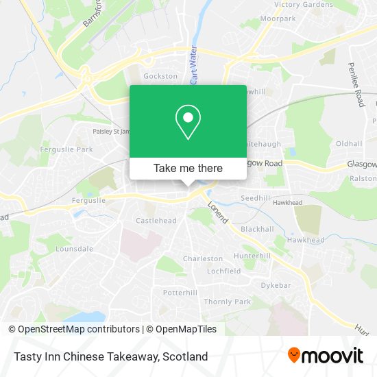 Tasty Inn Chinese Takeaway map