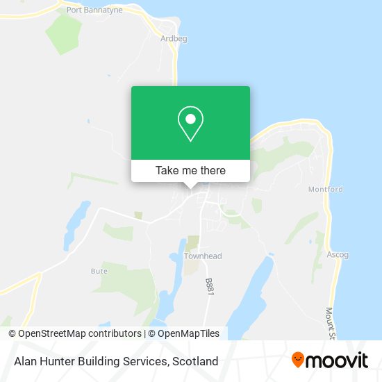 Alan Hunter Building Services map