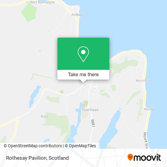 Rothesay Pavilion map