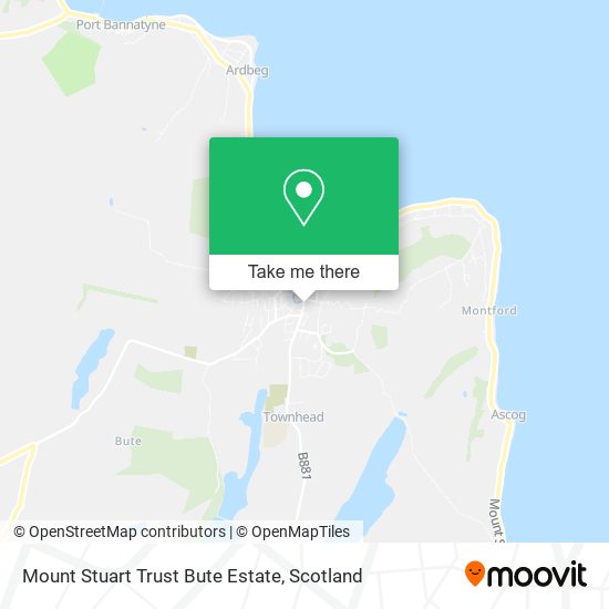 Mount Stuart Trust Bute Estate map