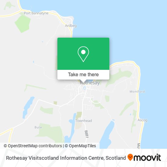 Rothesay Visitscotland Information Centre map