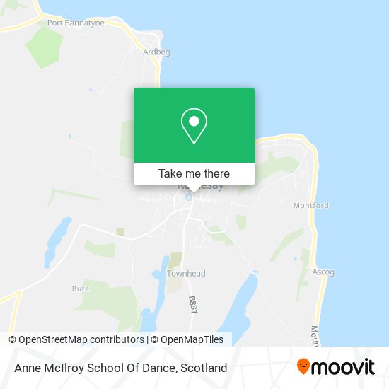 Anne McIlroy School Of Dance map