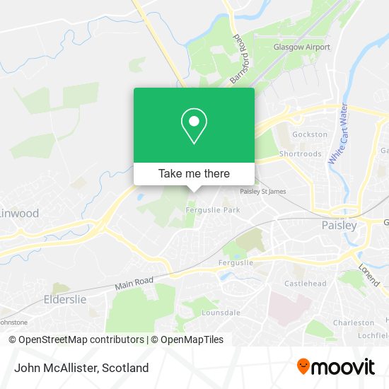 John McAllister map