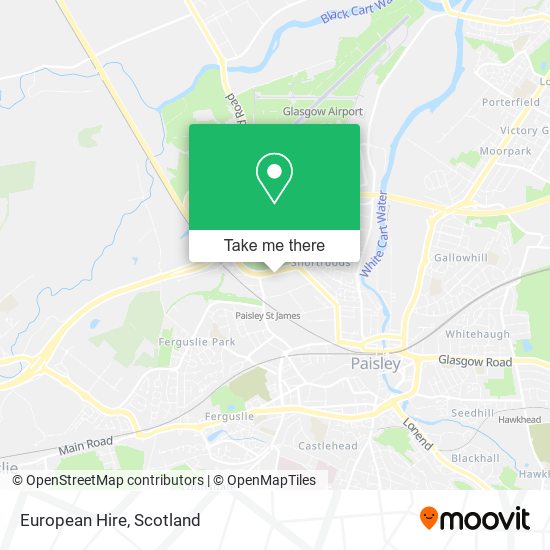 European Hire map