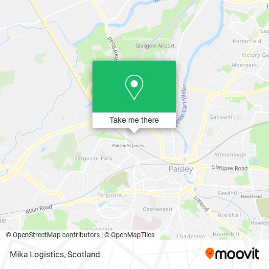 Mika Logistics map