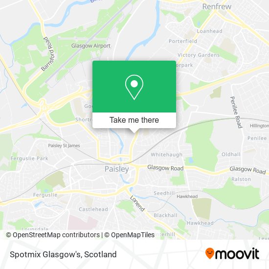 Spotmix Glasgow's map