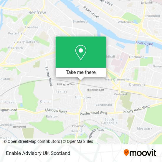 Enable Advisory Uk map