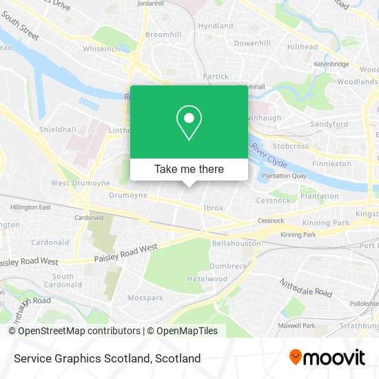 Service Graphics Scotland map