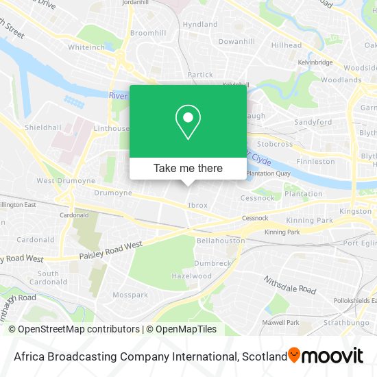 Africa Broadcasting Company International map