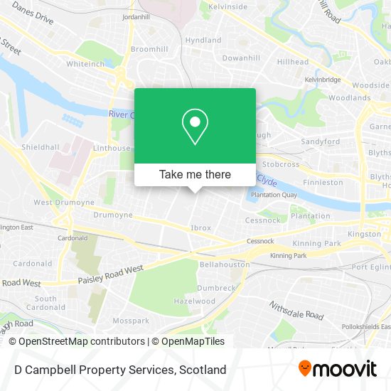 D Campbell Property Services map