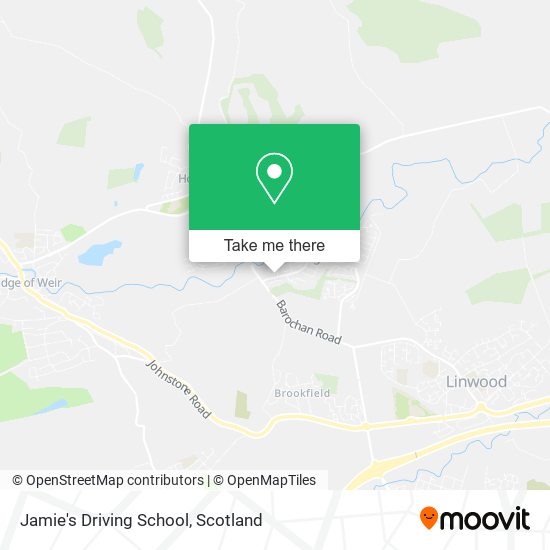 Jamie's Driving School map