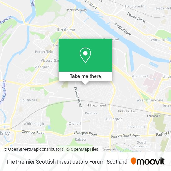 The Premier Scottish Investigators Forum map