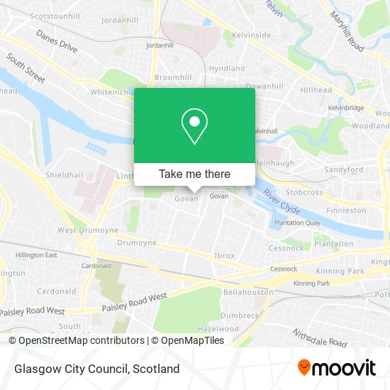 Glasgow City Council map