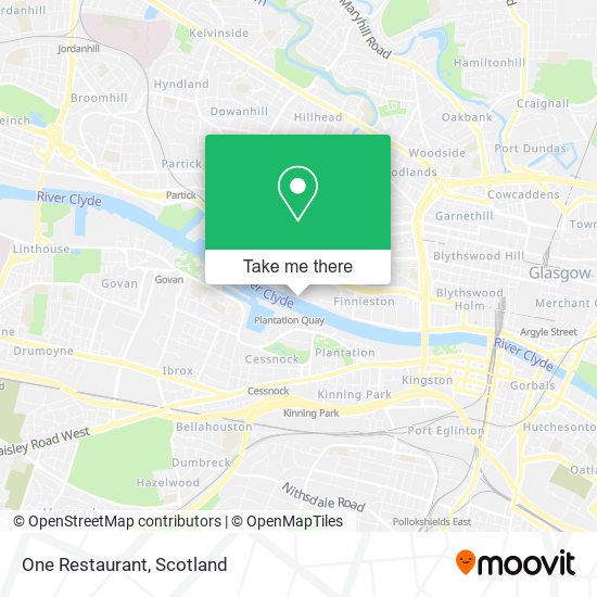 One Restaurant map