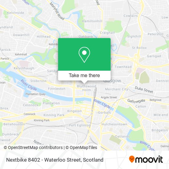 Nextbike 8402 - Waterloo Street map