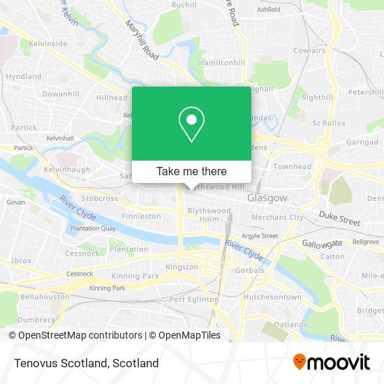 Tenovus Scotland map