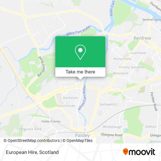 European Hire map