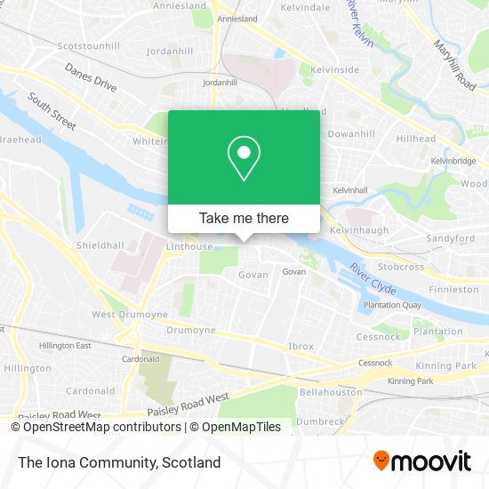 The Iona Community map