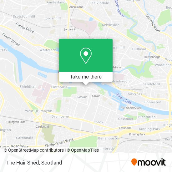 The Hair Shed map