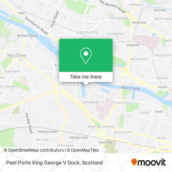Peel Ports King George V Dock map