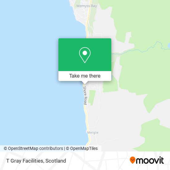 T Gray Facilities map