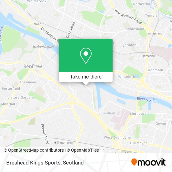 Breahead Kings Sports map