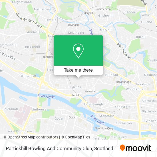 Partickhill Bowling And Community Club map