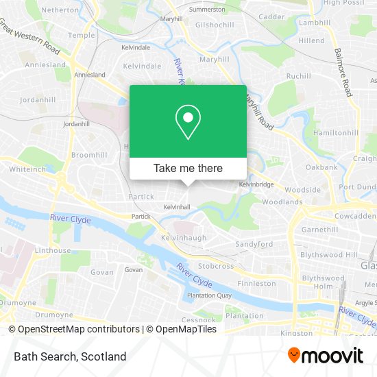 Bath Search map