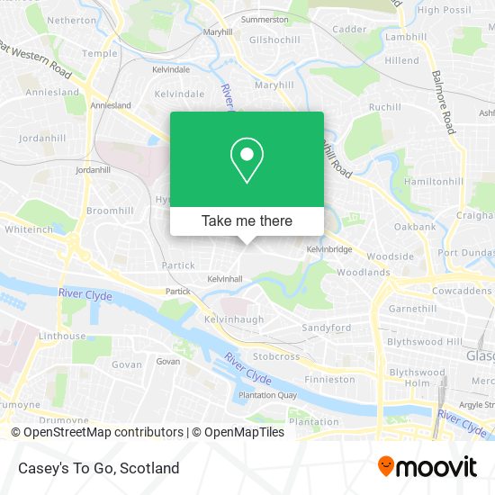 Casey's To Go map
