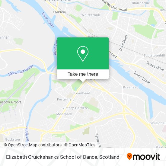 Elizabeth Cruickshanks School of Dance map