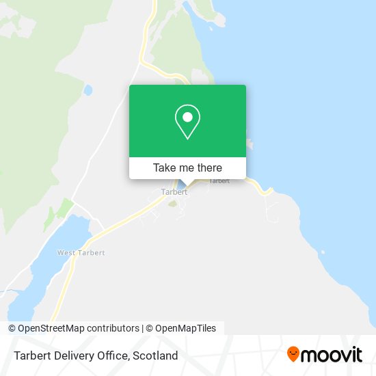 Tarbert Delivery Office map