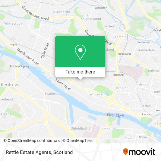 Rettie Estate Agents map