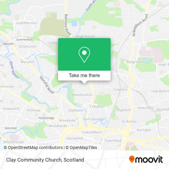 Clay Community Church map