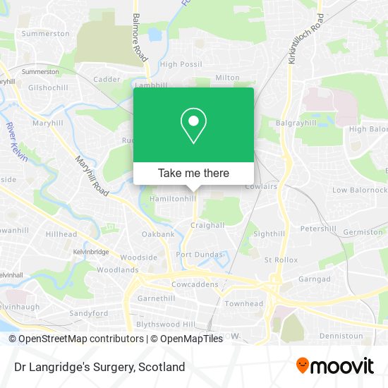 Dr Langridge's Surgery map