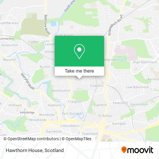 Hawthorn House map