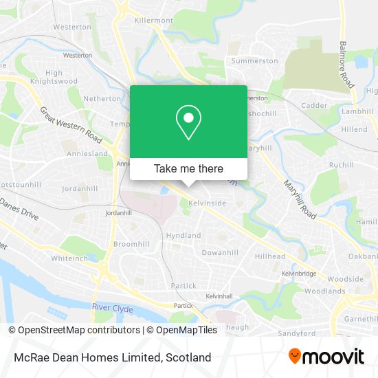 McRae Dean Homes Limited map