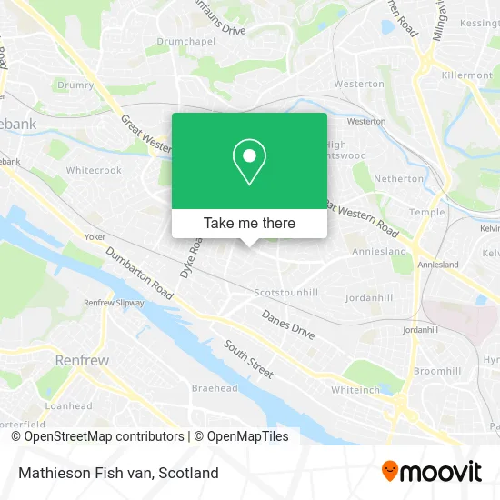 Mathieson Fish van map