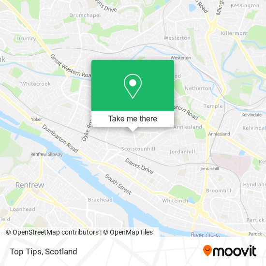 Top Tips map