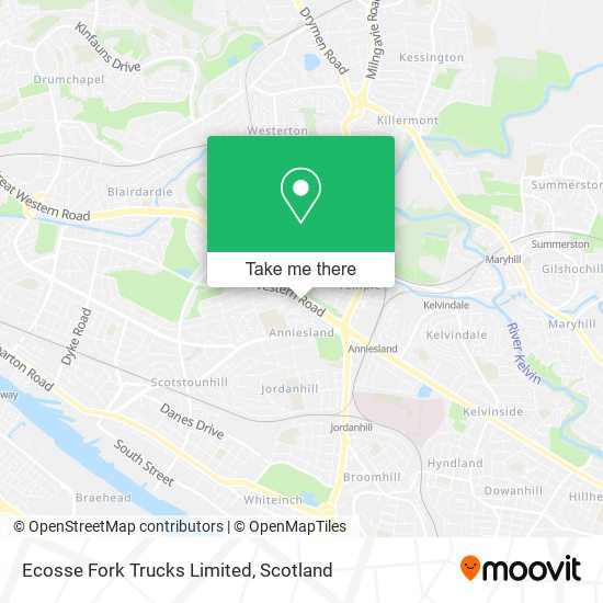 Ecosse Fork Trucks Limited map