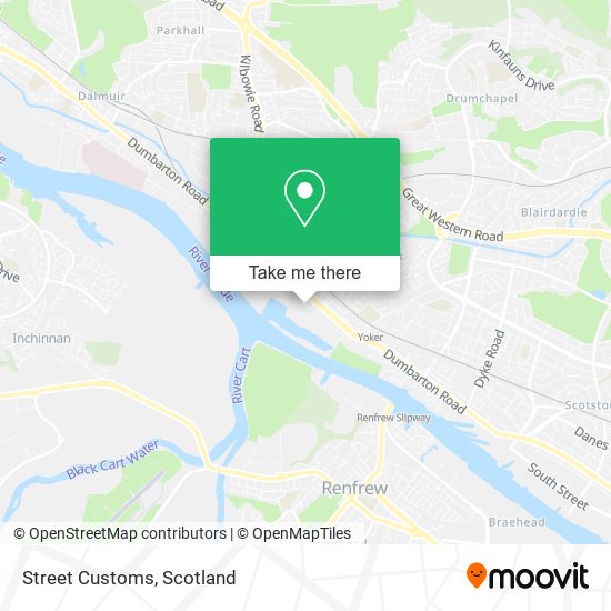 Street Customs map