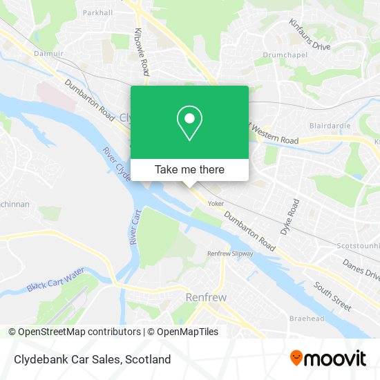 Clydebank Car Sales map